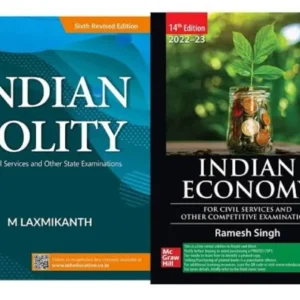 Combo of Indian Polity (M. Laxmikanth) and Indian Economy (Ramesh Singh) by McGraw Hill Publication (For UPSC Civil Services and Other Examinations) with Free Book Covers