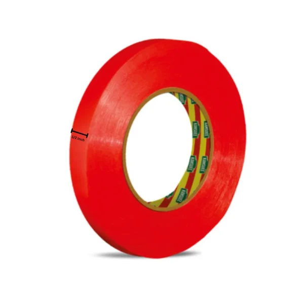 KANSUEE, Red Polyester Tape - Double Sided.