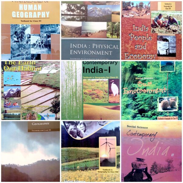 NCERT TEXTBOOK CLASS 6th to 12th GEOGRAPHY for CBSE & UPSC