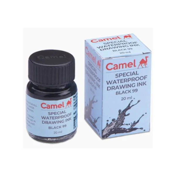 CAMEL, Drawing Ink - Special Waterproof | 20 ml.