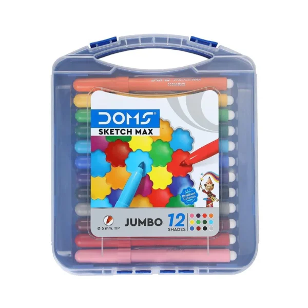 DOMS, Sketch Pen - JUMBO SKETCH MAX | Set of 12.