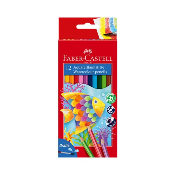 FABER CASTELL, Watercolour Pencil | Set of 12.