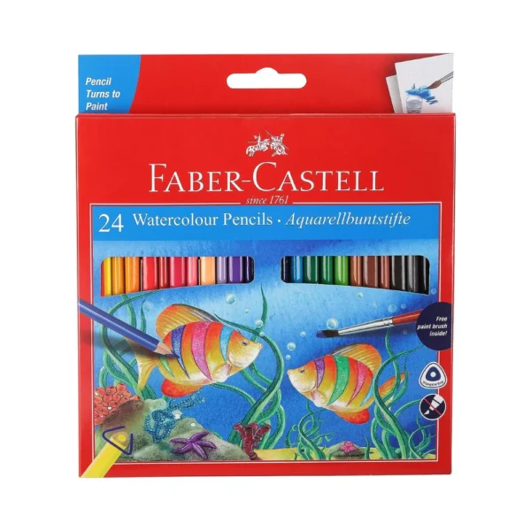 FABER CASTELL, Watercolour Pencil | Set of 24.