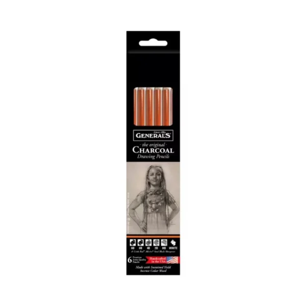 GENERAL'S, Charcoal Pencil | Set of 6.