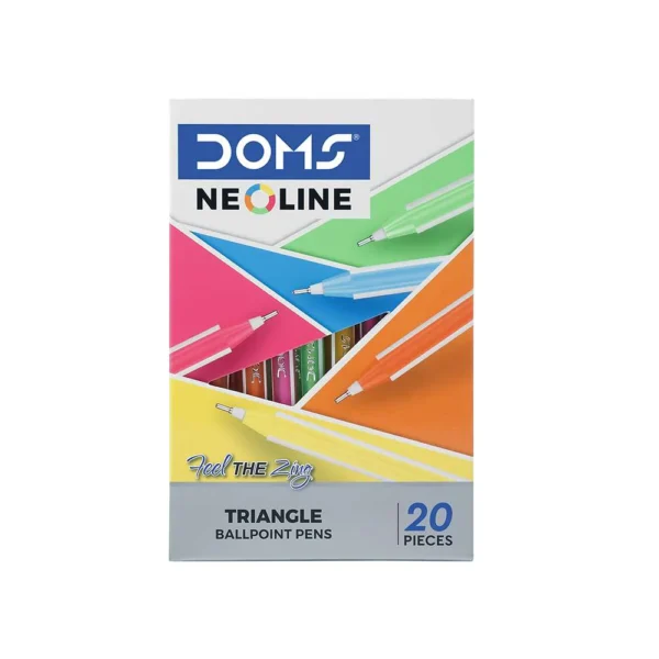 DOMS, Ballpoint Pen - NEOLINE TRIANGLE | Set of 20.