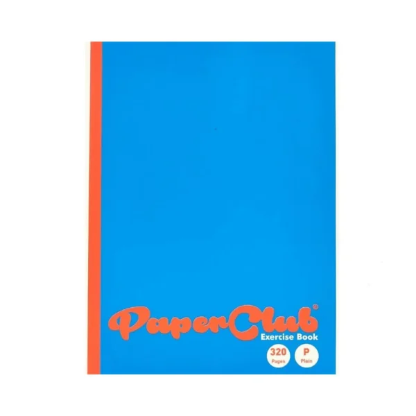 PAPERCLUB, Exercise Book - A4 | Plain | 320 Pages.