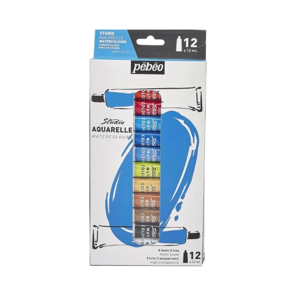 PEBEO, Watercolour - Studio Aquarelle | Set of 12 | 12 ml.