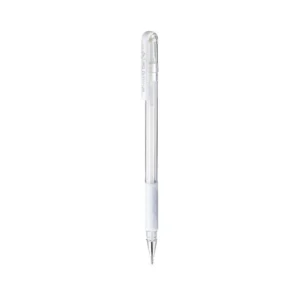 PENTEL_Rollerball_Pen_-_Hybrid_Gel_Grip_0.8_mm._pastel_white
