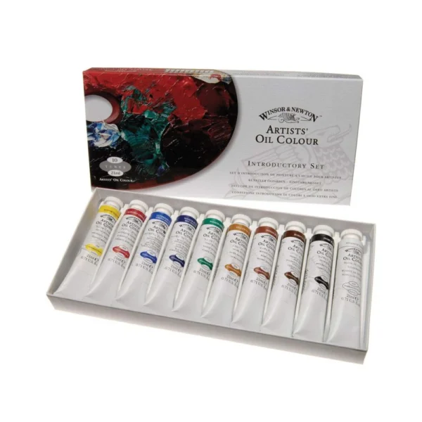 WINSOR & NEWTON, Oil Colour - Artists' | Pack of 10 | 21 ml