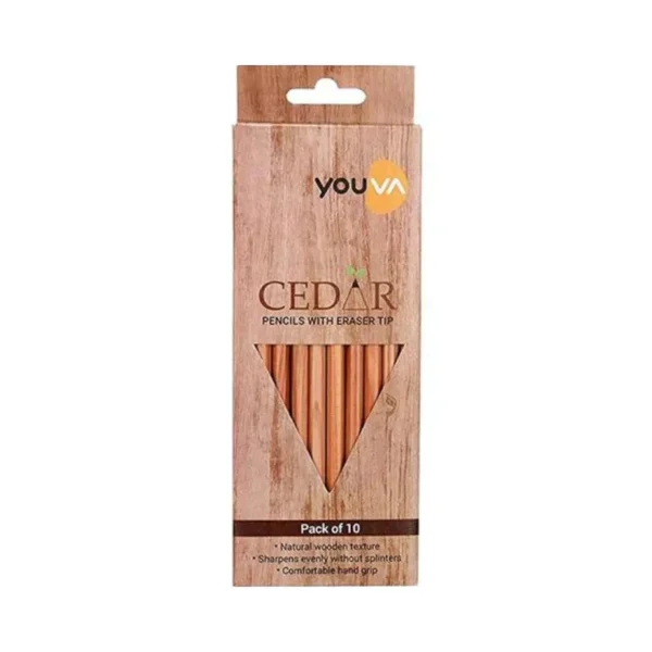 YOUVA, Eraser Tip Pencil - Cedar.