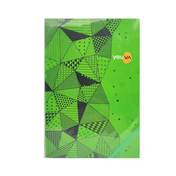 YOUVA, Notebook - Colour Pattern Edge | Case Bound | A5 | Single Line | 192 Pages.