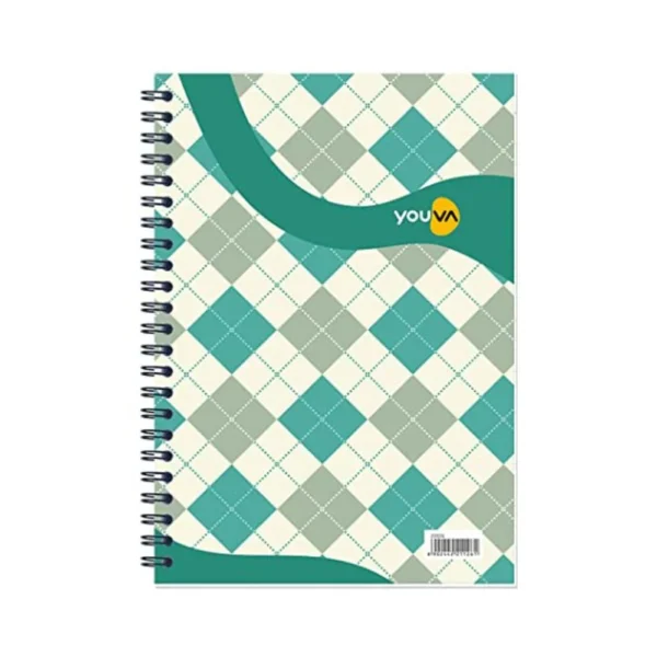 YOUVA, Spiral Notebook - My Notes Spiral Side Wiro | A5 | Single Line | 160 Pages.