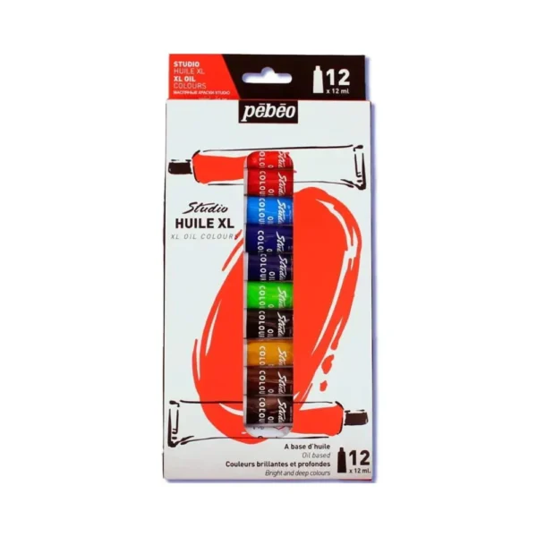 PEBEO, Oil Colour - Studio Huile XL Fine | Set of 12 | 12 ml.