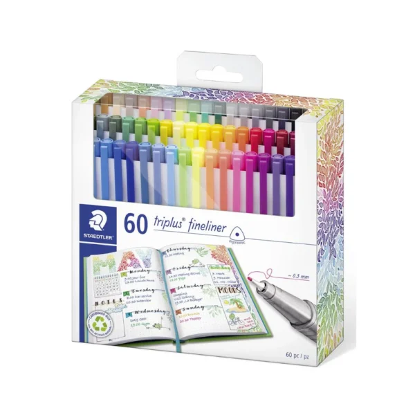 STAEDTLER, Fineliner - TRIPLUS | Pack of 60.