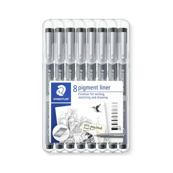 STAEDTLER, Pigment Liner | Set of 8